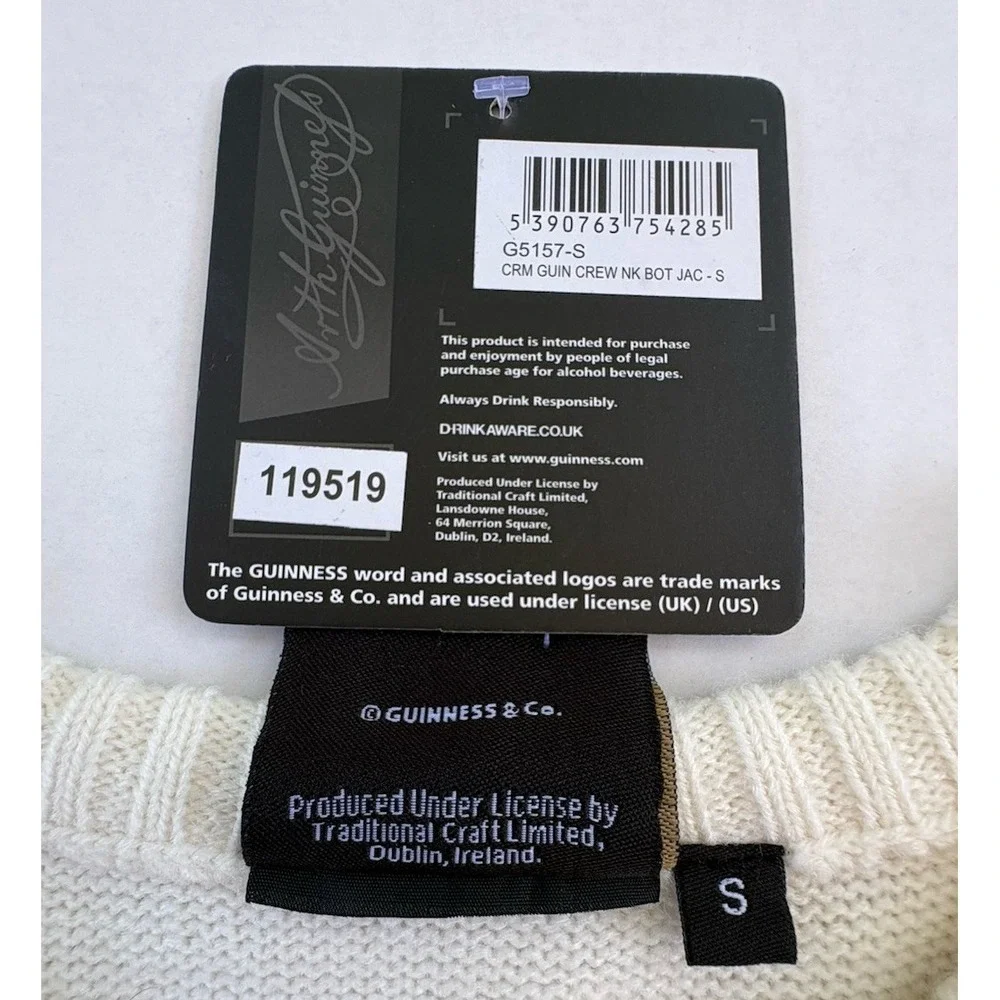 Guinness cable knit